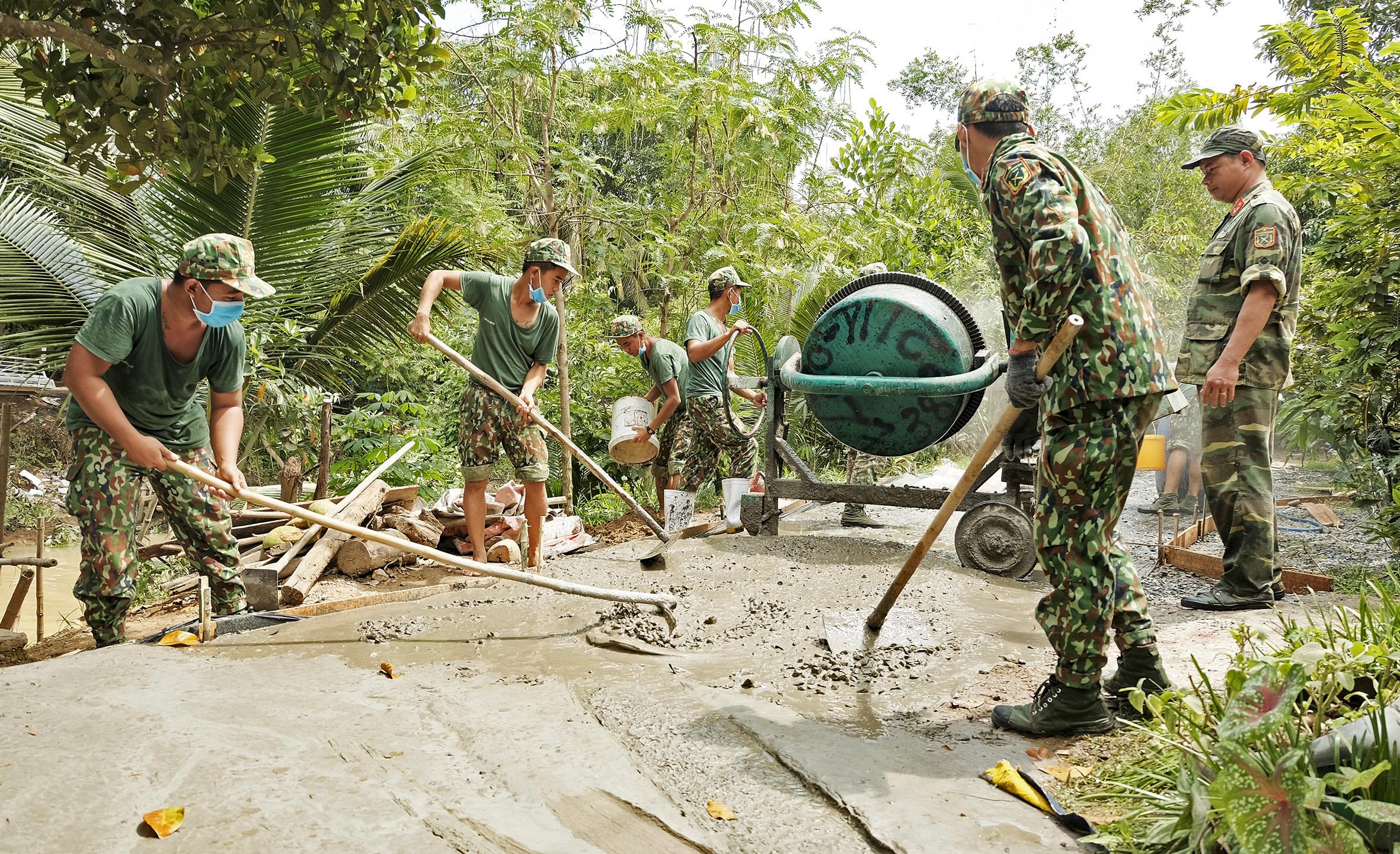 Cảm ơn bộ đội Trung đoàn 9